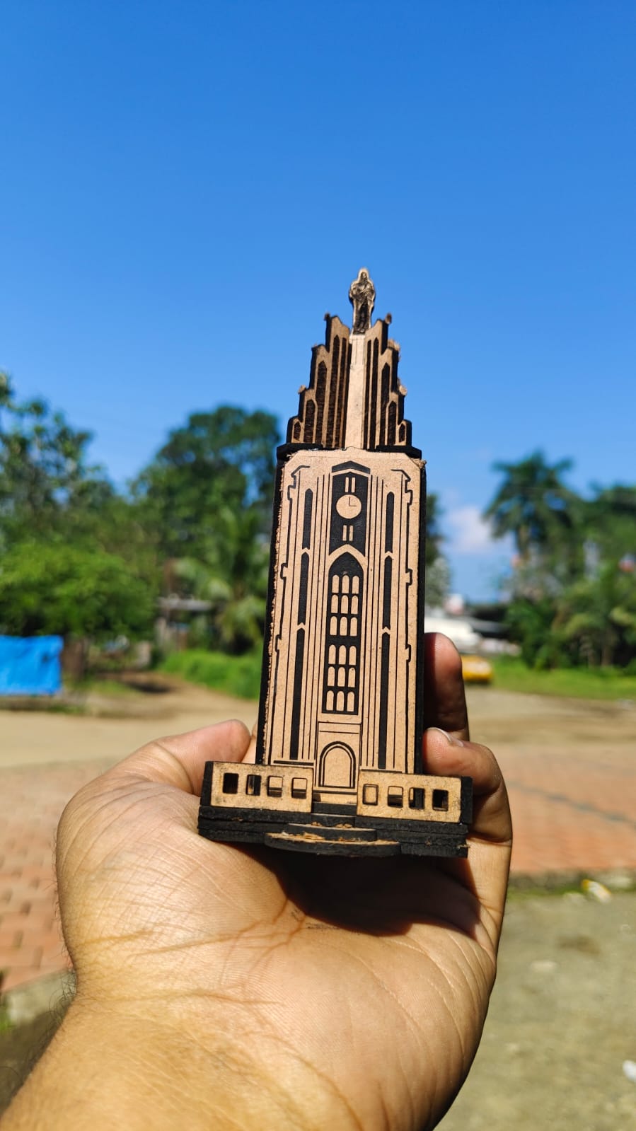 Pala Kurishupalli 3D miniature model - Budget Edition