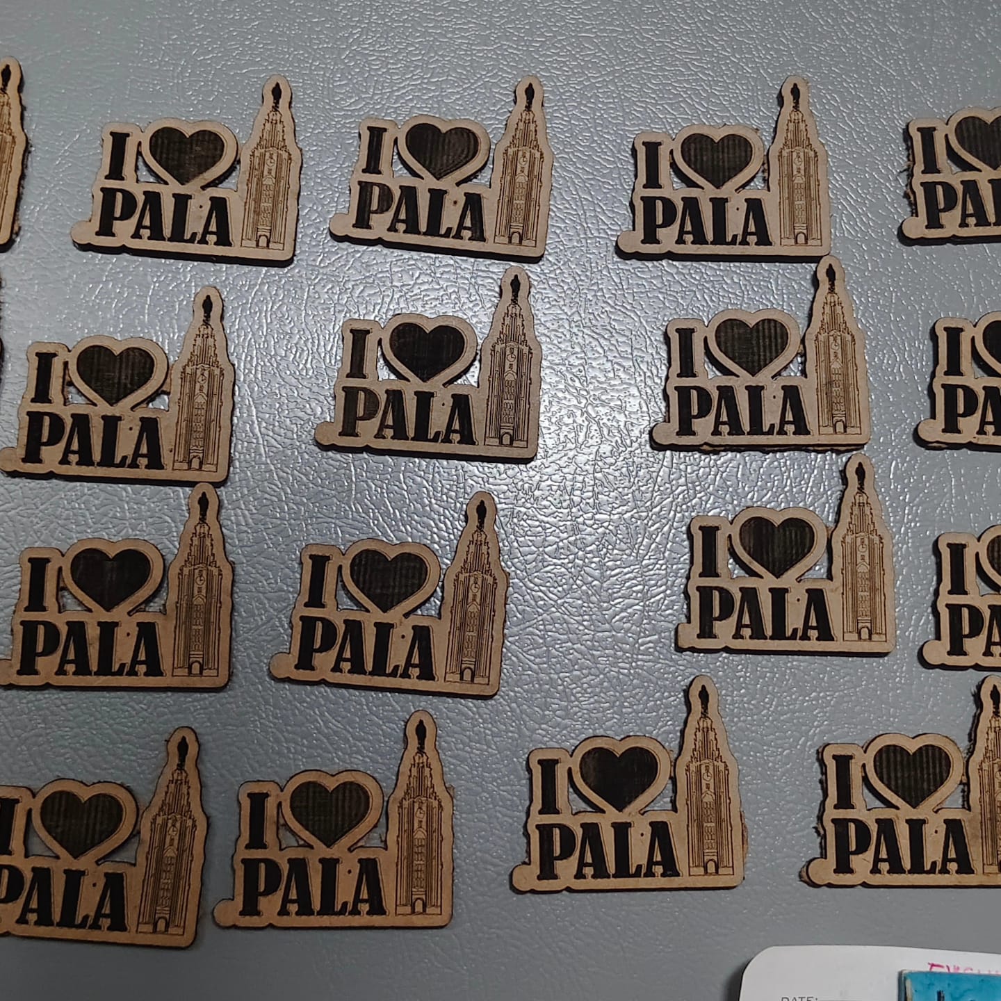 I Love Pala Fridge Magnet 2D MDF