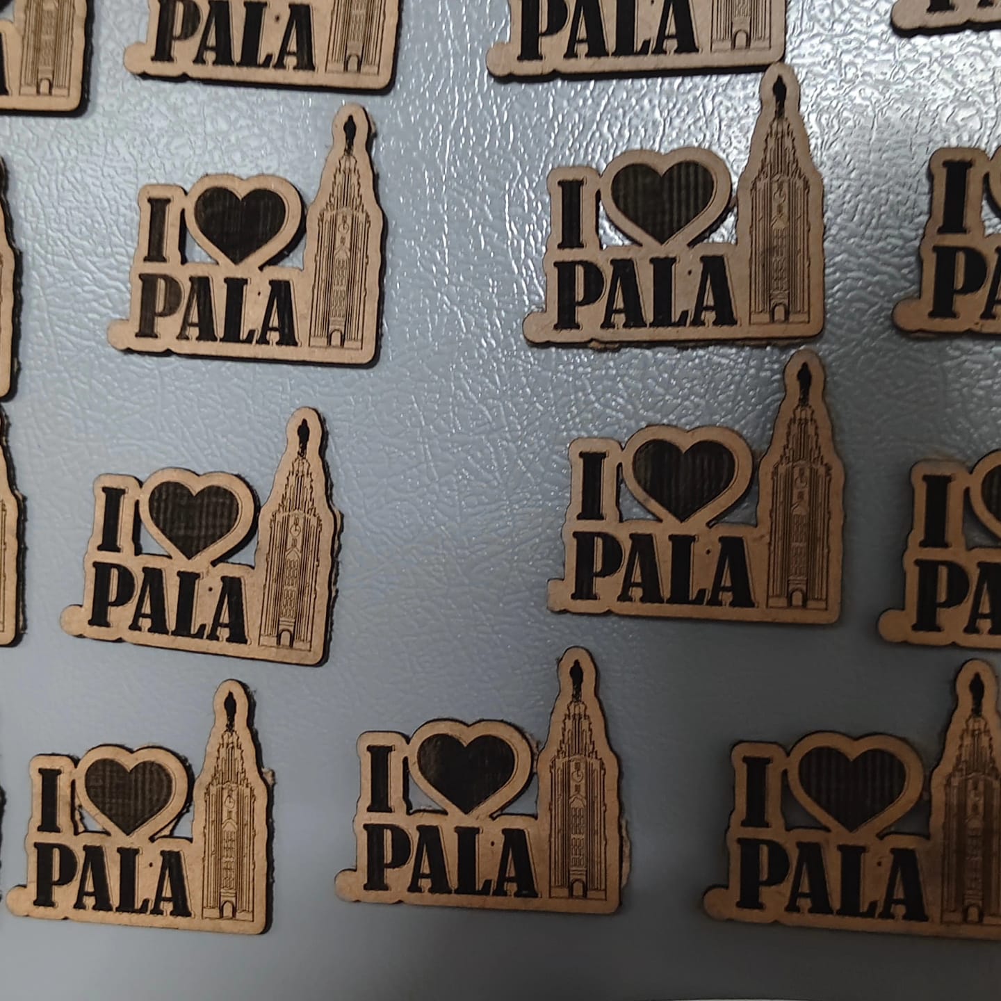 I Love Pala Fridge Magnet 2D MDF
