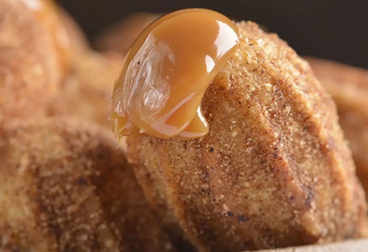 Churros recheado com doce de leite