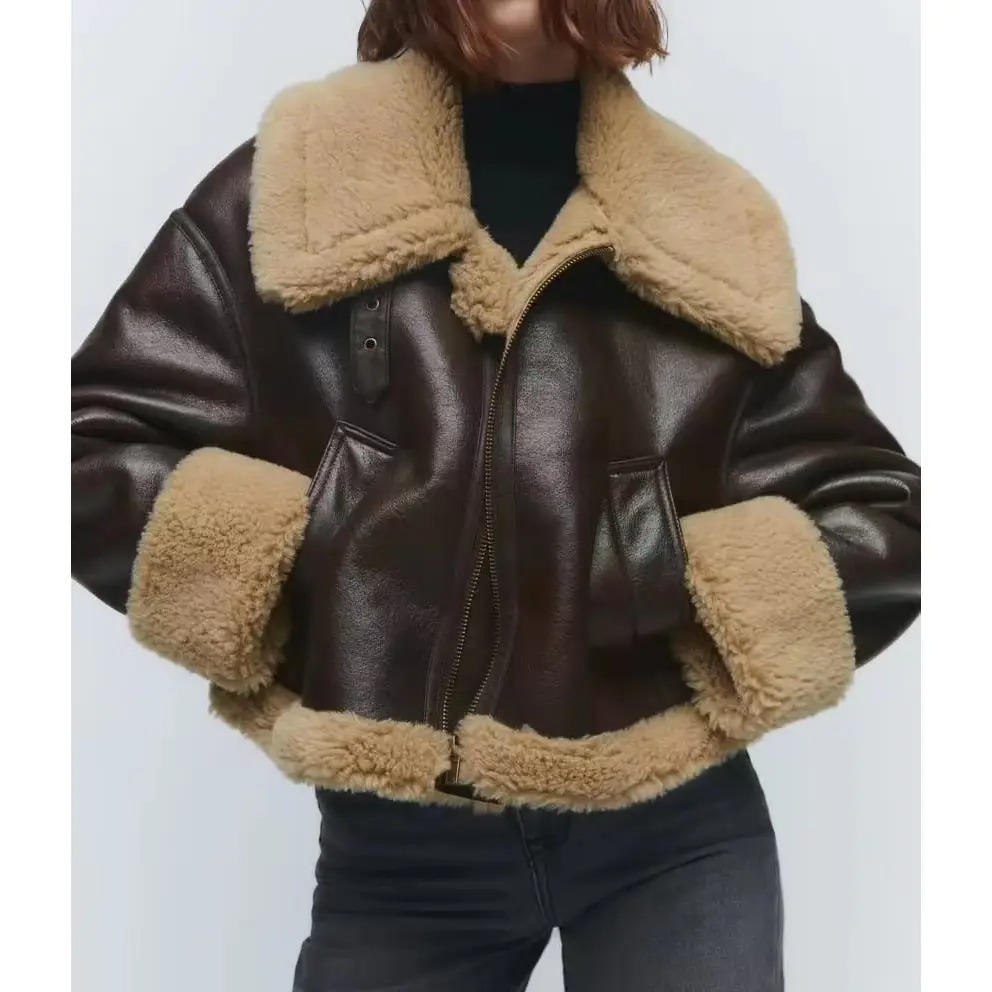 Shearling Leather Jacket