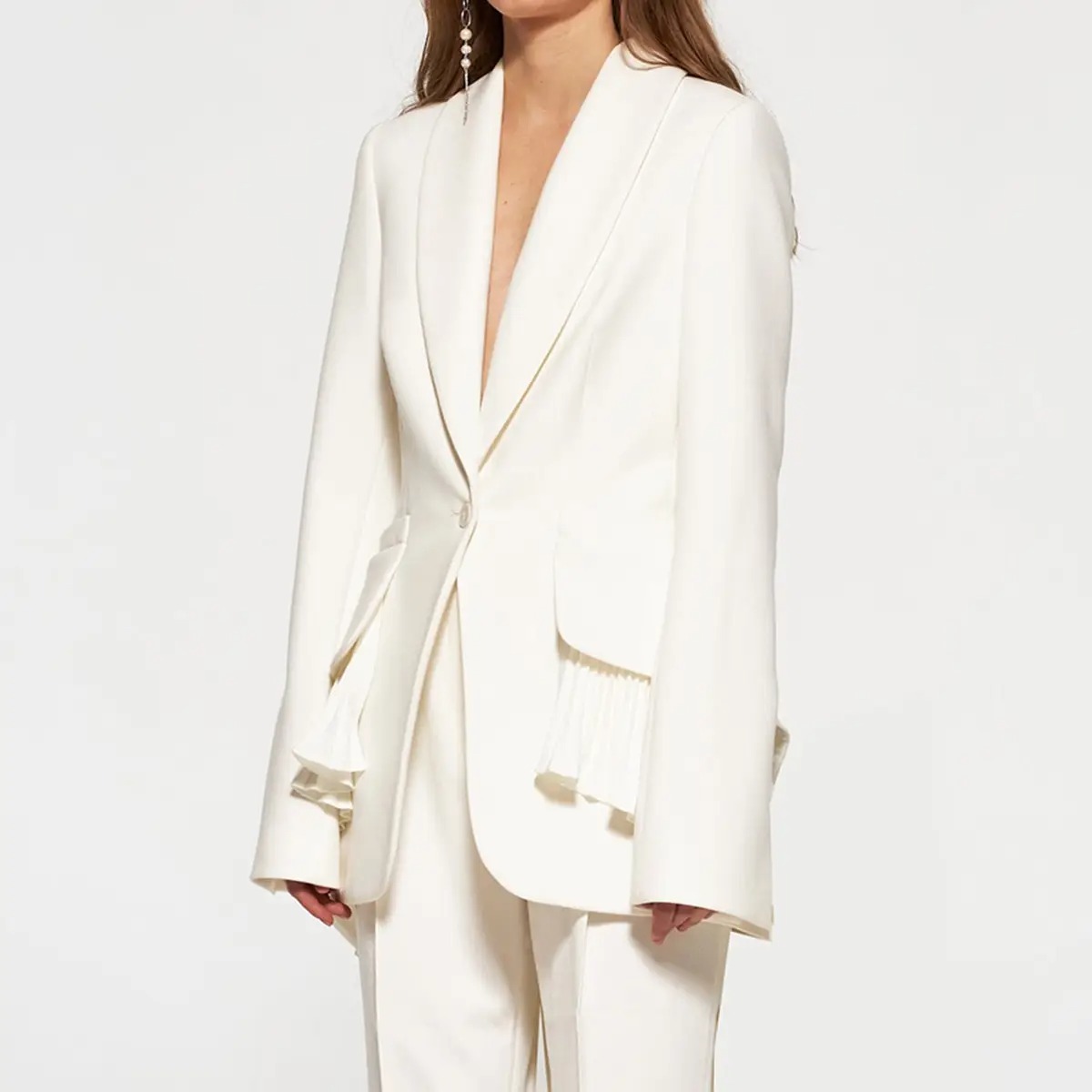 White Tailored Blazer