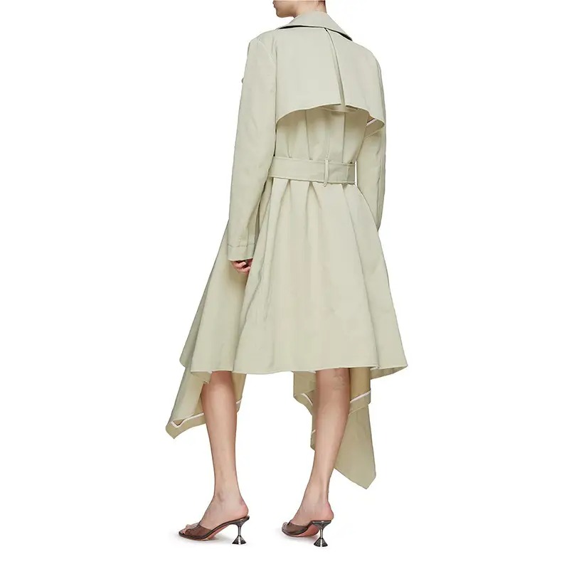 Beige Women's Trench Coat