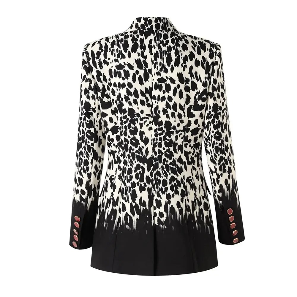 Leopard Print Blazer