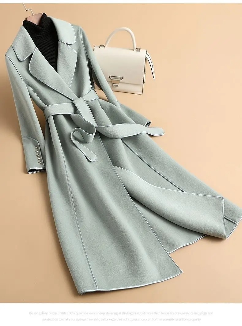 Elegant Red Long Coat