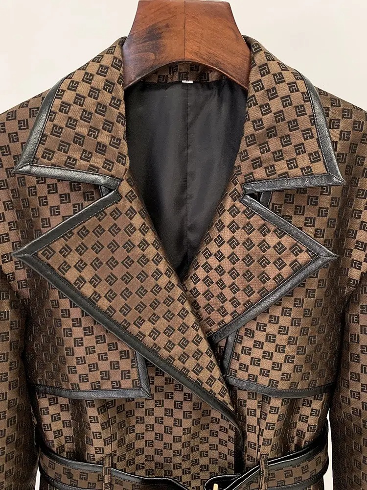 Monogram Trench Coat