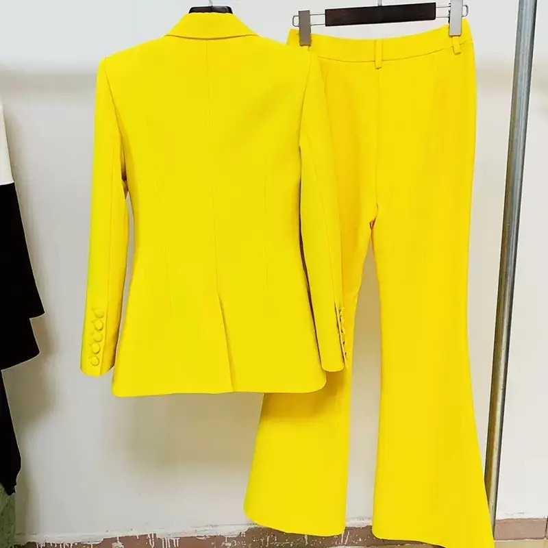 Yellow Women's Suit Set
