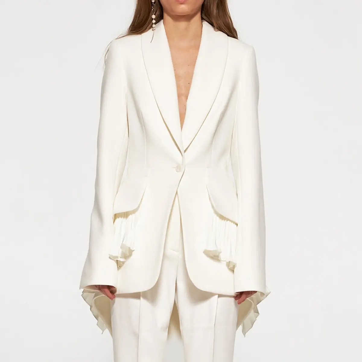 White Tailored Blazer