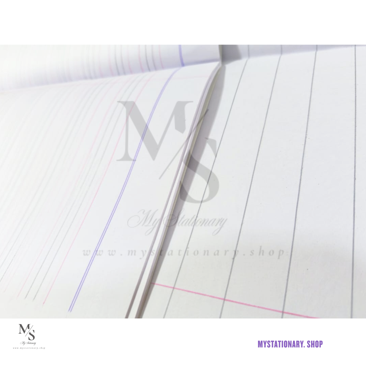 Broad Line A4 Size Neat Note Book (36 Pages / Back to Back 72 Pages)