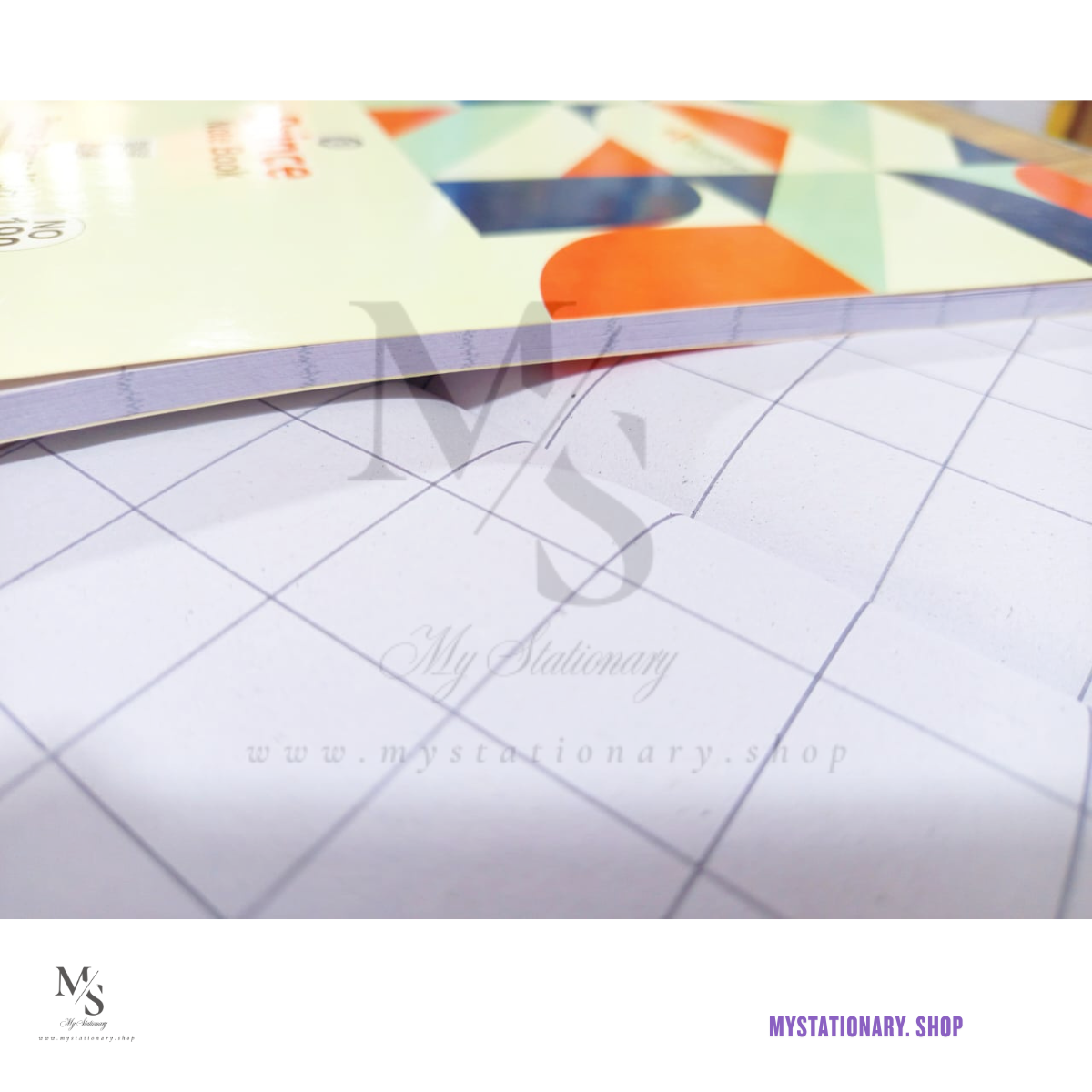 Broad Line A4 Size Neat Note Book (56 Pages / Back to Back 112 Pages)