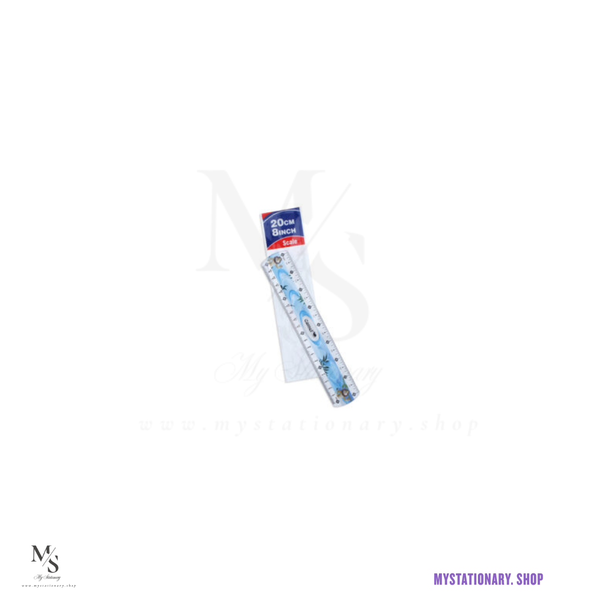 High Quality Plastic Scale ( 6/8/12 Inch) - 1 Psc