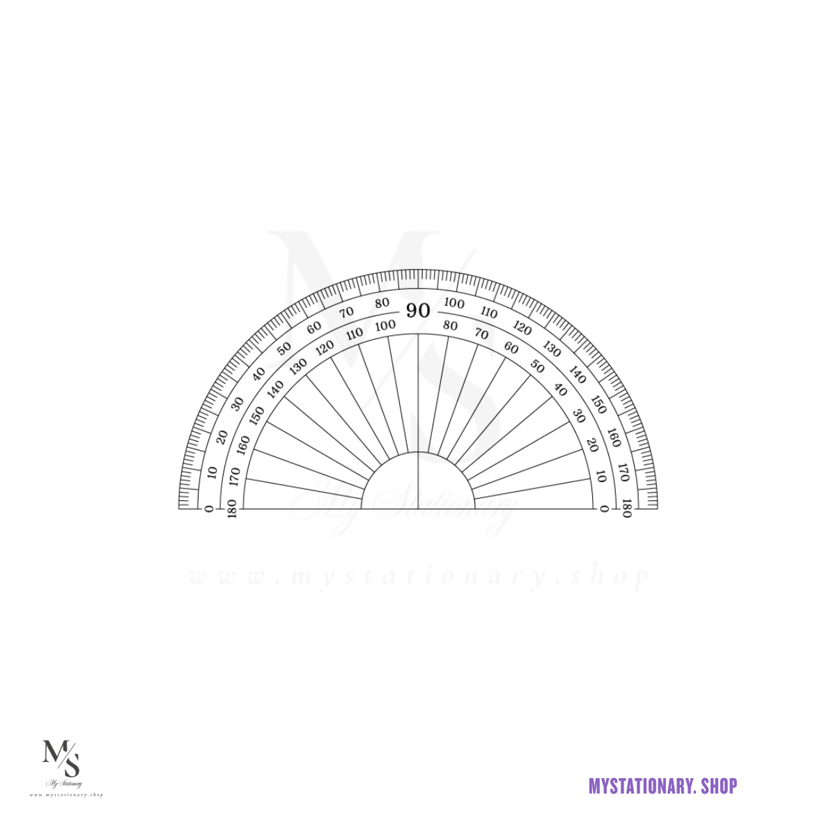 Protractor (1 Psc) - High Quality
