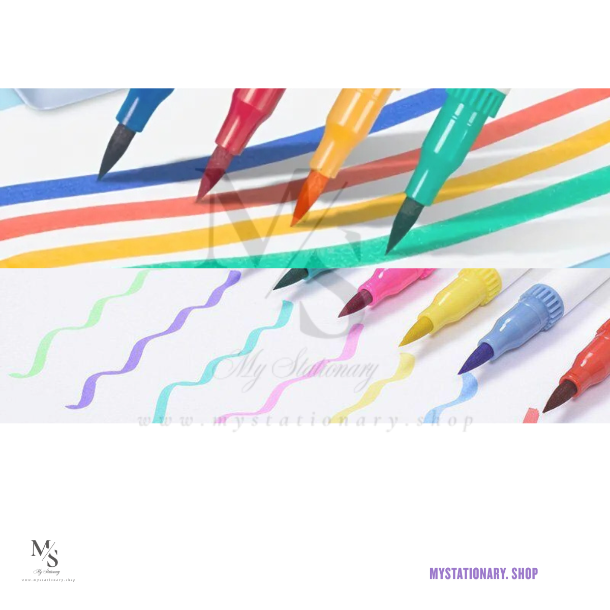 Mercury Brush Marker Colors (Pack of 10)