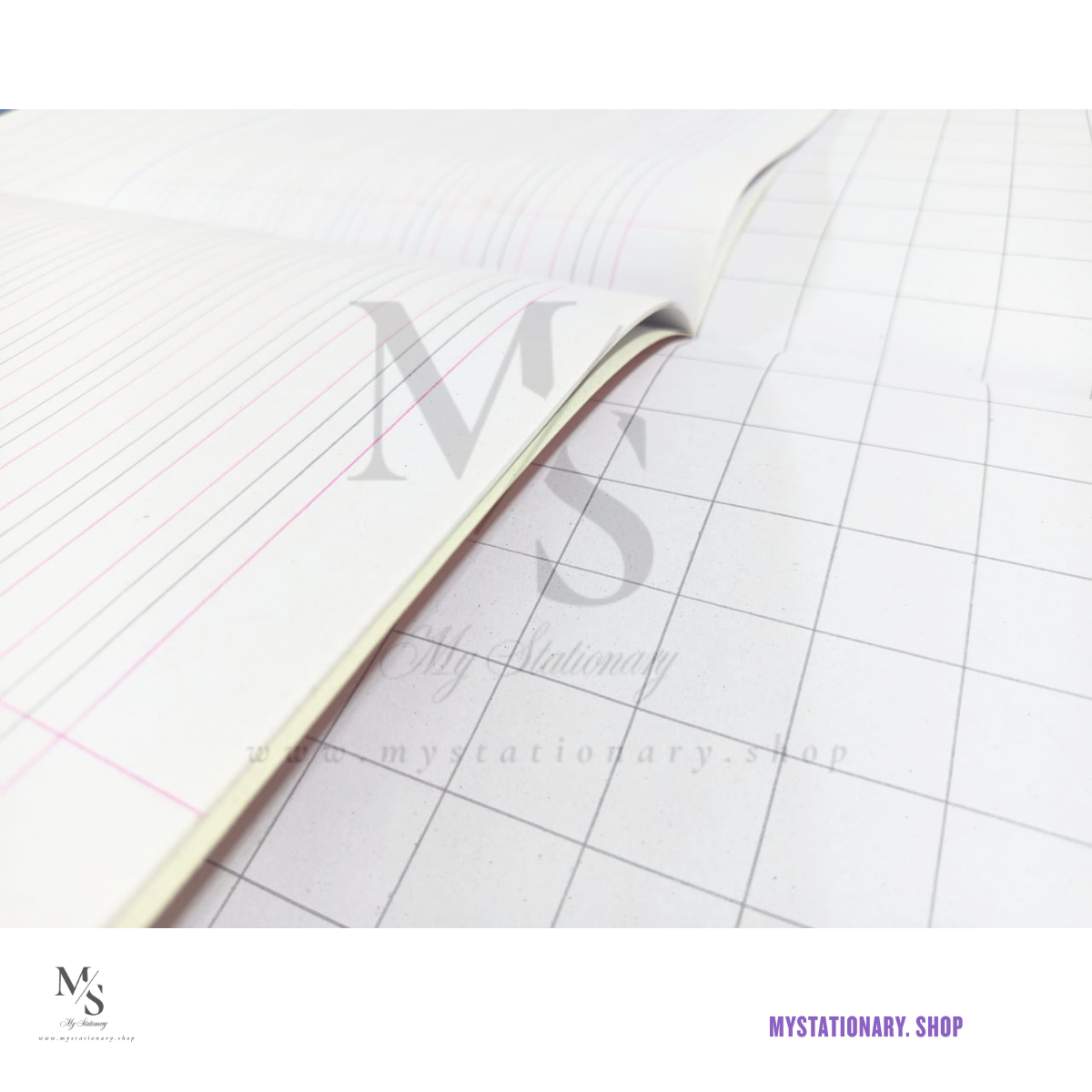 Broad Line A4 Size Neat Note Book (36 Pages / Back to Back 72 Pages)