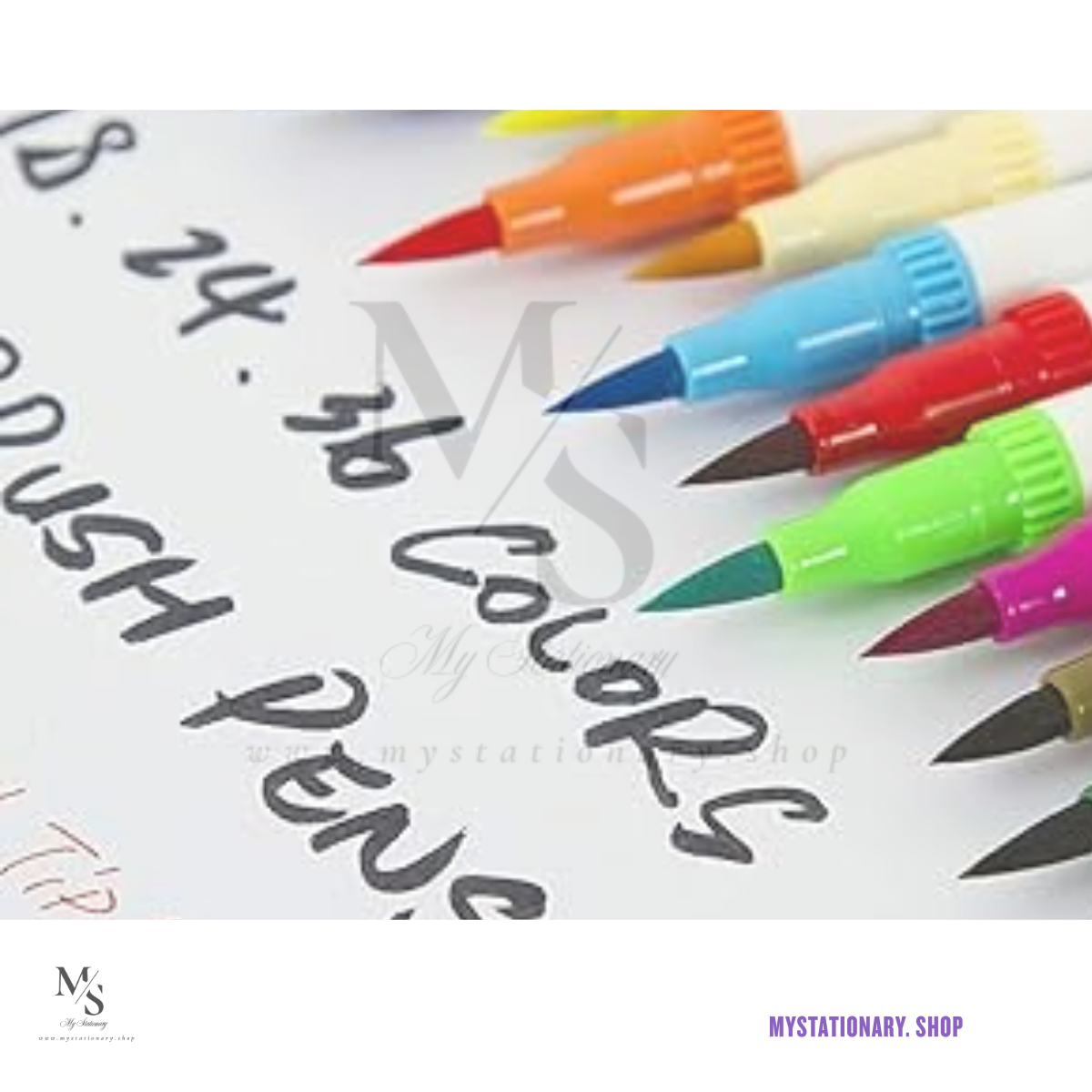 Mercury Brush Marker Colors (Pack of 10)