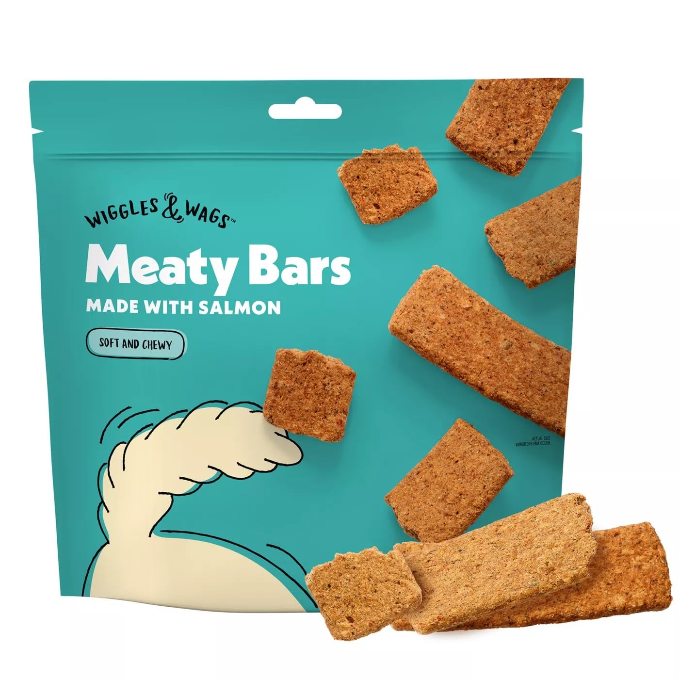 Wiggles & Wags Meaty Bars made with Salmon