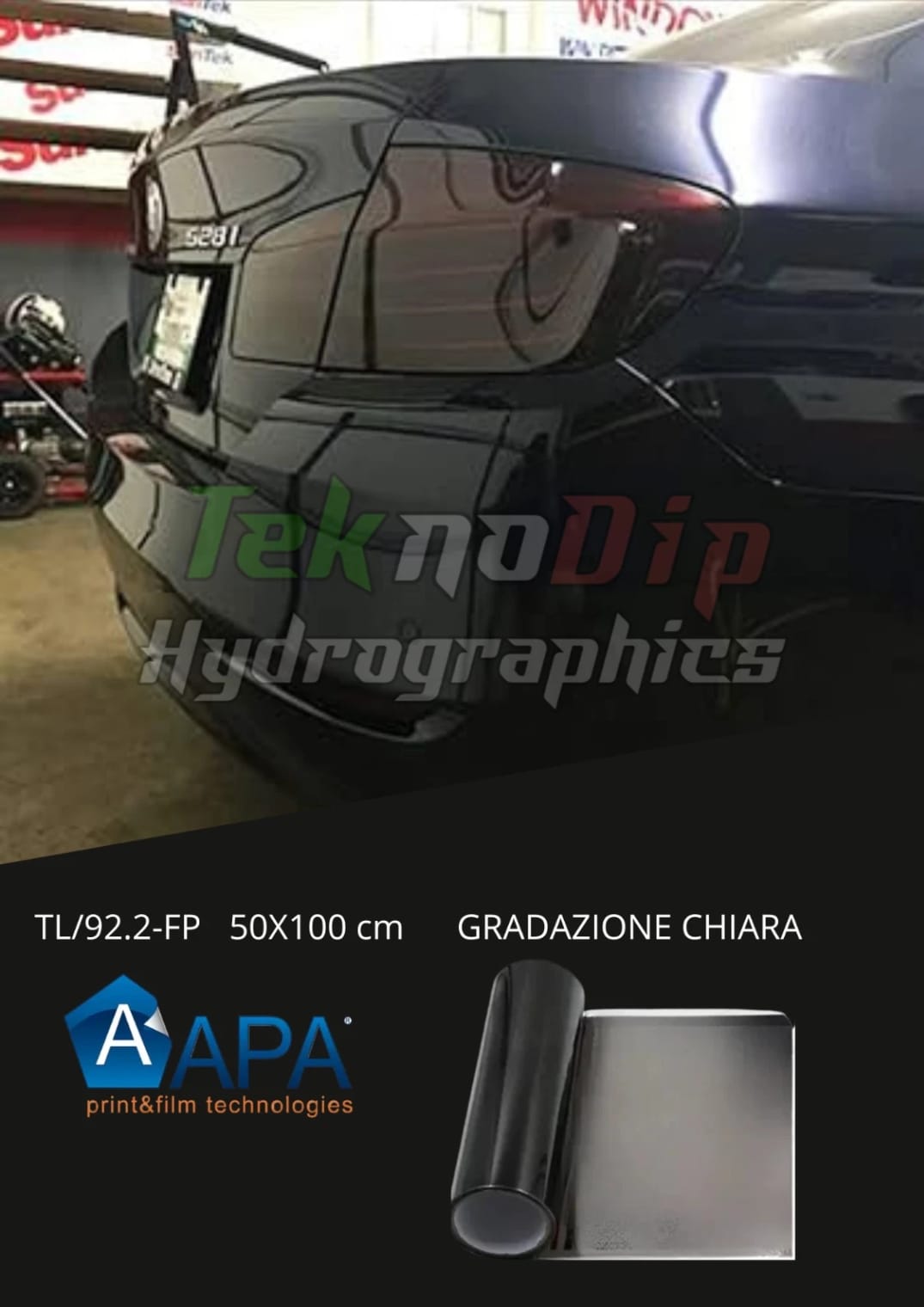 Pellicola oscurante per fari