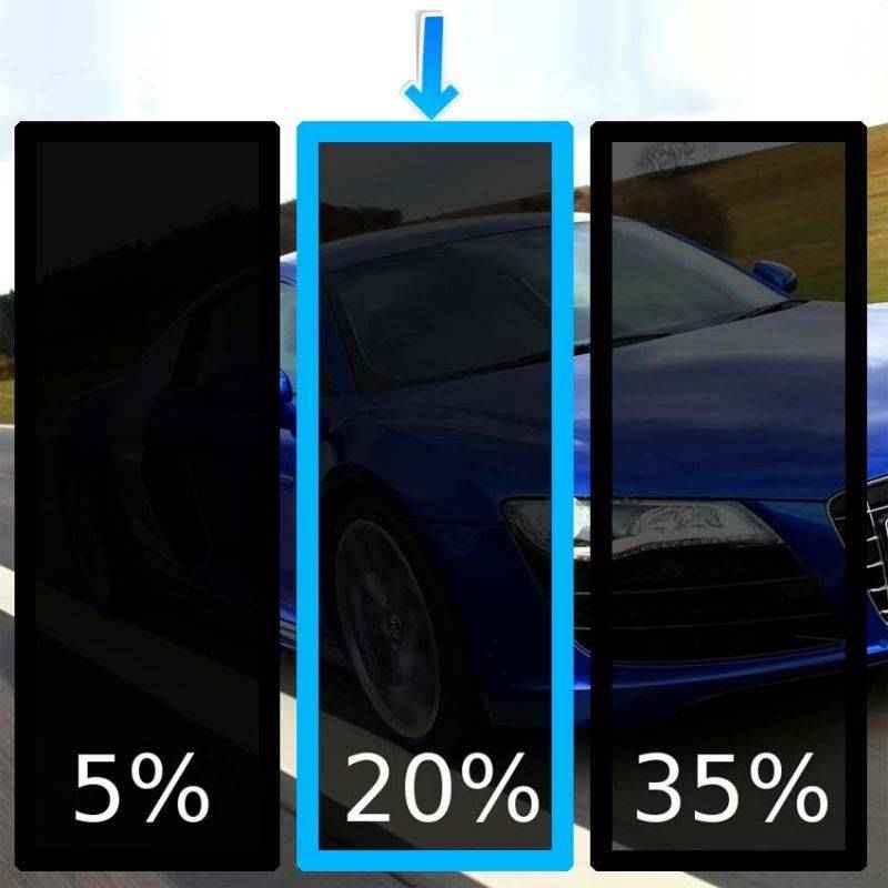 Pellicola oscurante vetri auto 20%