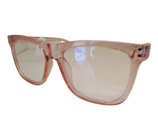 Pink Transparent Eyeglass Frames