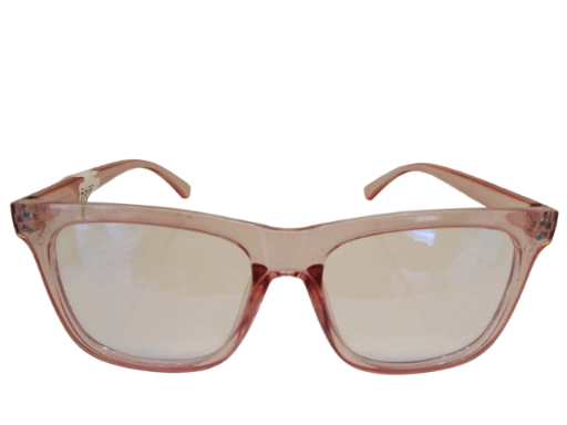 Pink Transparent Eyeglass Frames