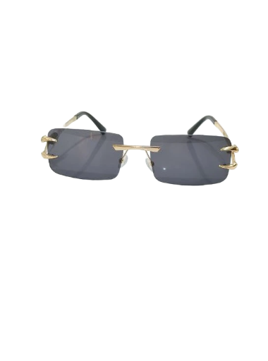 Square Rimless Sunglasses