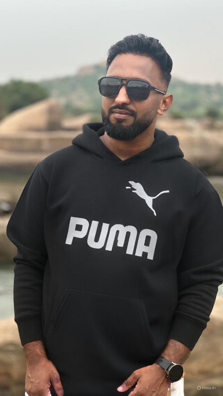 Puma Black Hoodie