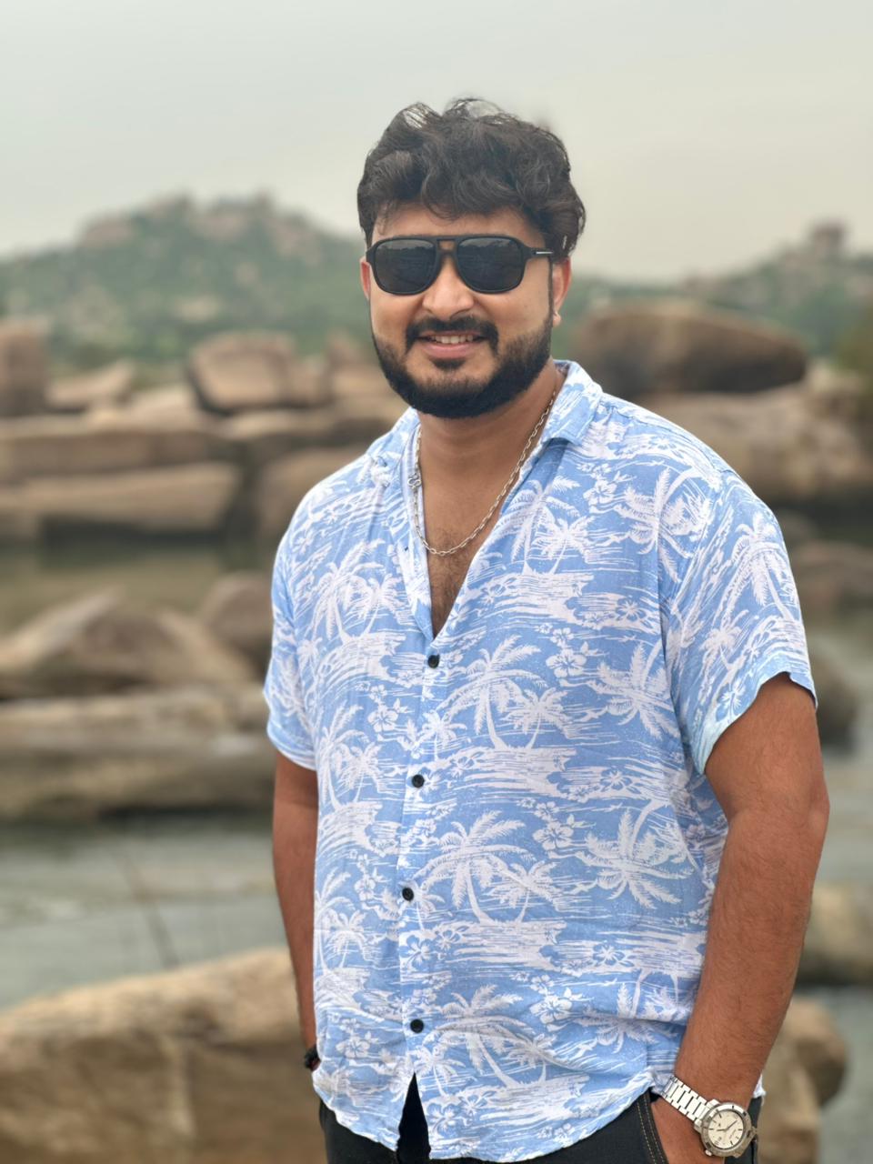Men's Tropical Print Shirt
