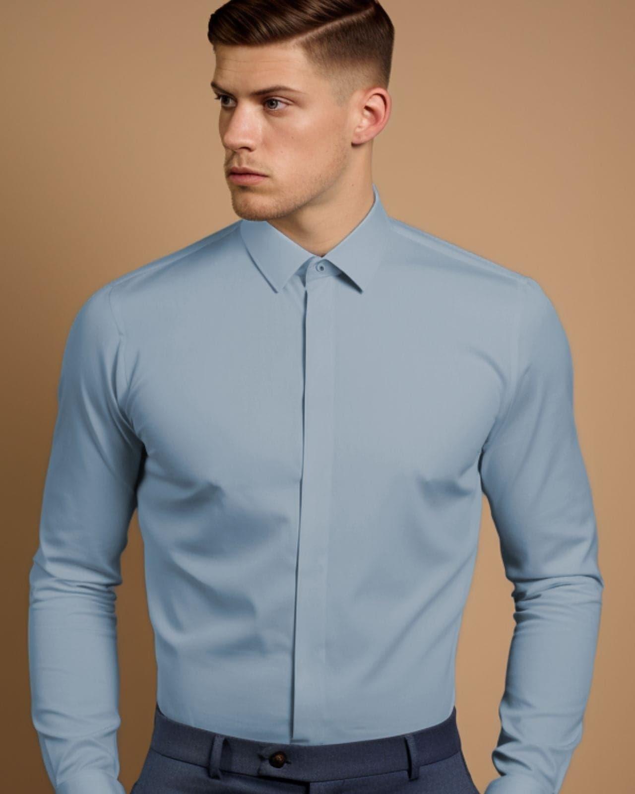 Men’s Light Blue Dress Shirt