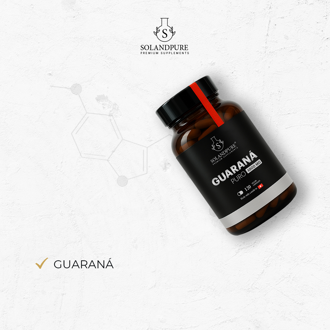 ⚡ Guaraná Puro 750 mg – 120 Cápsulas Veganas | Energía Natural, Vitalidad y Concentración | Suplemento Premium sin Azúcares