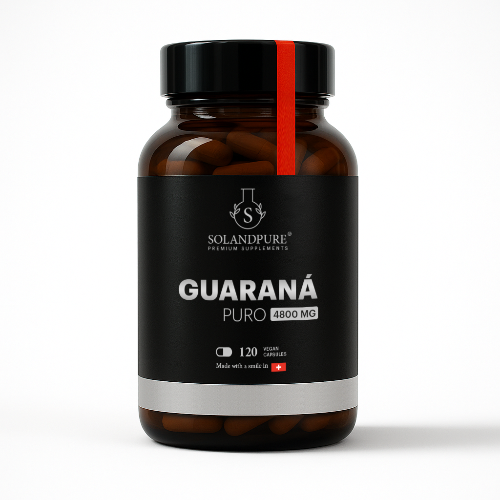 ⚡ Guaraná Puro 750 mg – 120 Cápsulas Veganas | Energía Natural, Vitalidad y Concentración | Suplemento Premium sin Azúcares