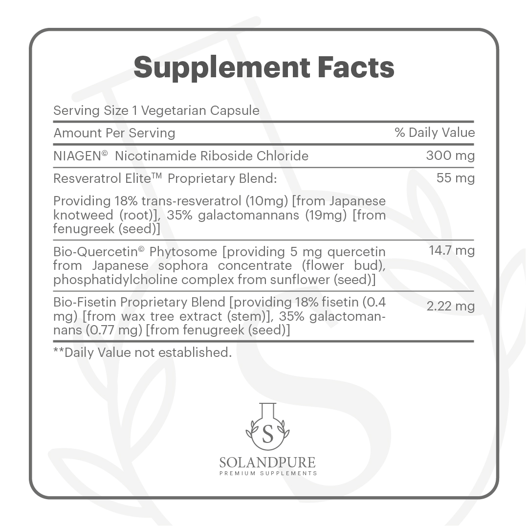 💊 NAD+ con Resveratrol – 120 Cápsulas | Energía Celular y Antienvejecimiento Premium