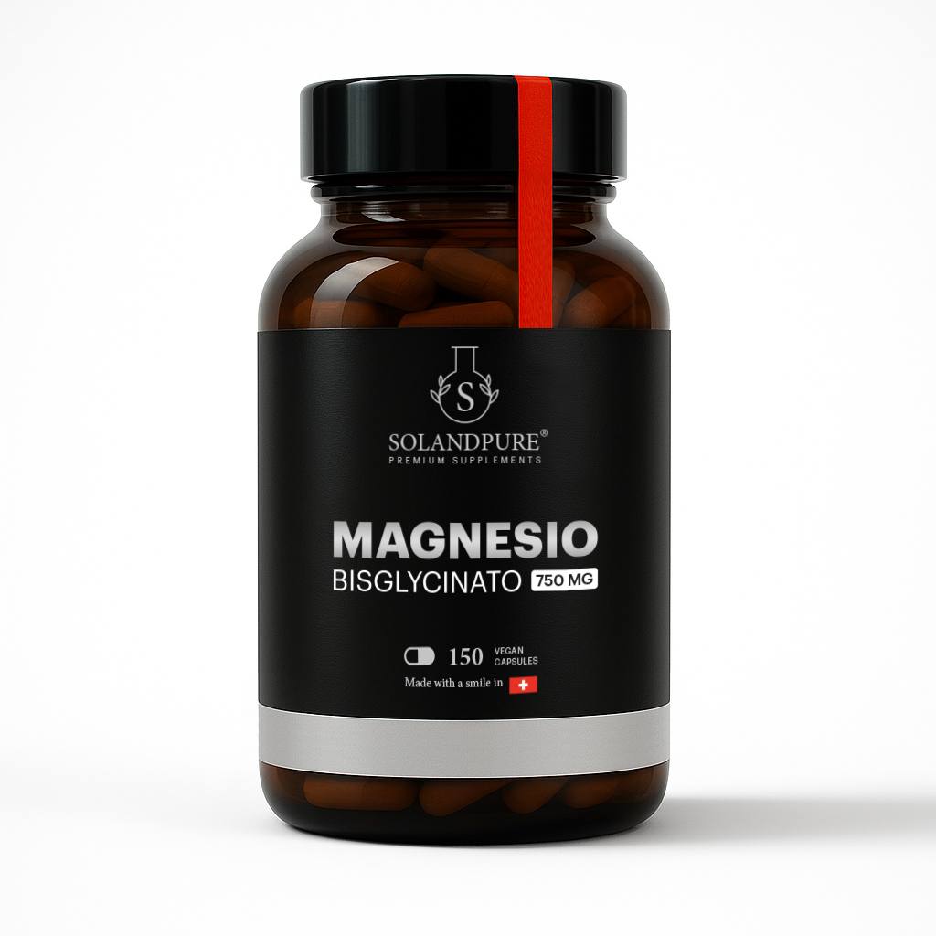 💊 Magnesio Bisglicinato 750 mg – 120 Cápsulas | Alta Absorción y Máxima Biodisponibilidad | Suplemento Premium para Energía, Músculos y Nervios