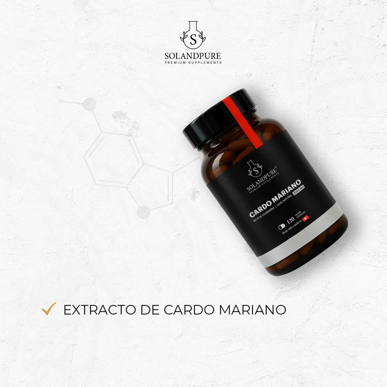 🟢 Cardo Mariano 750 mg – 120 Cápsulas Veganas | Extracto Estandarizado en Silimarina | Suplemento Natural para Hígado, Detox y Digestión