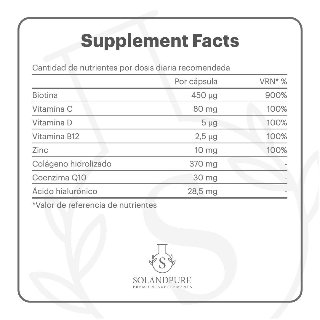 💧 Ácido Hialurónico + Colágeno Marino Hidrolizado 2000 mg | 120 Cápsulas | Fórmula Premium PEPTAN® con Biotina, CoQ10, Zinc, Selenio, Vitaminas C y D