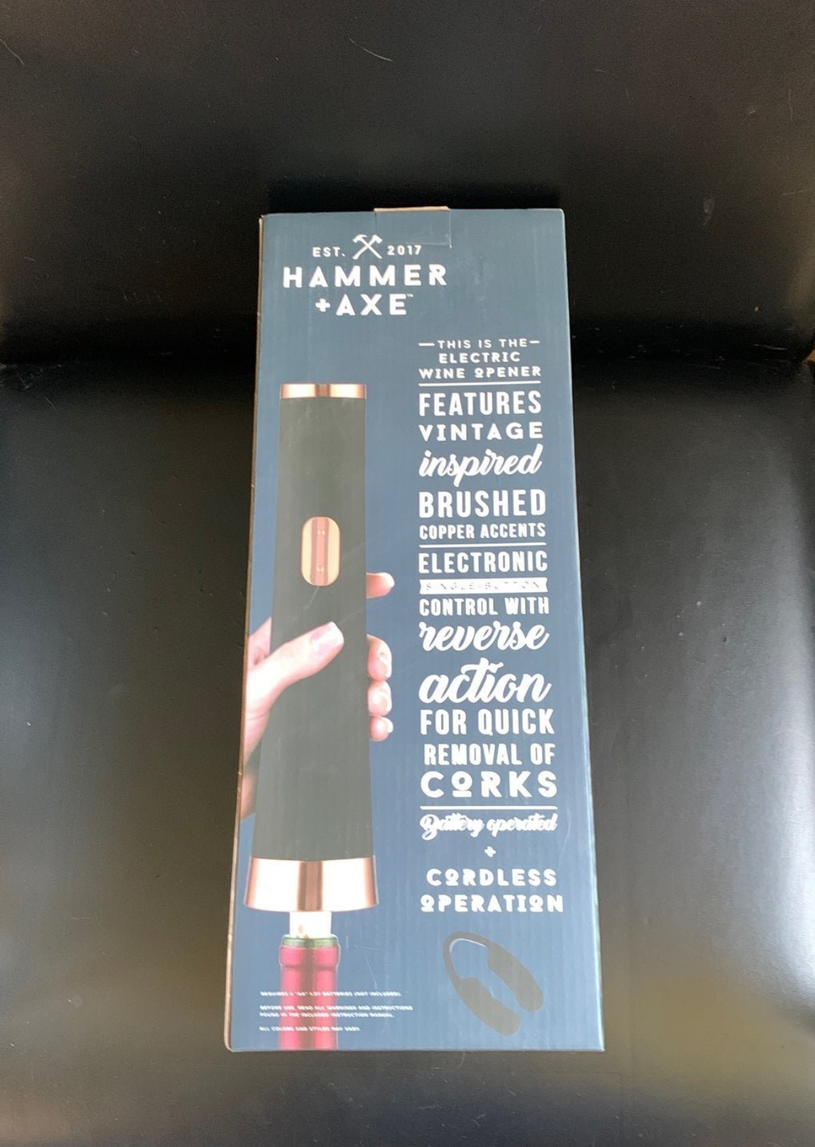 Hammer + Axe Electric Wine Opener