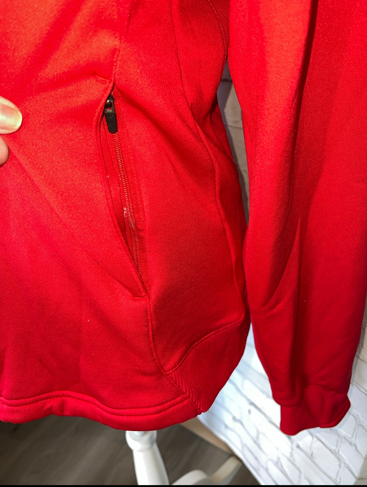 VINTAGE Nike Red Track Jacket DriFit