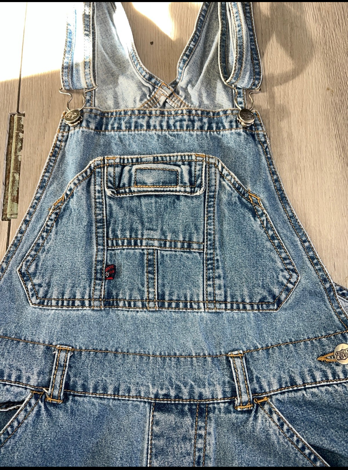 VINTAGE Route 66 Denim Overalls