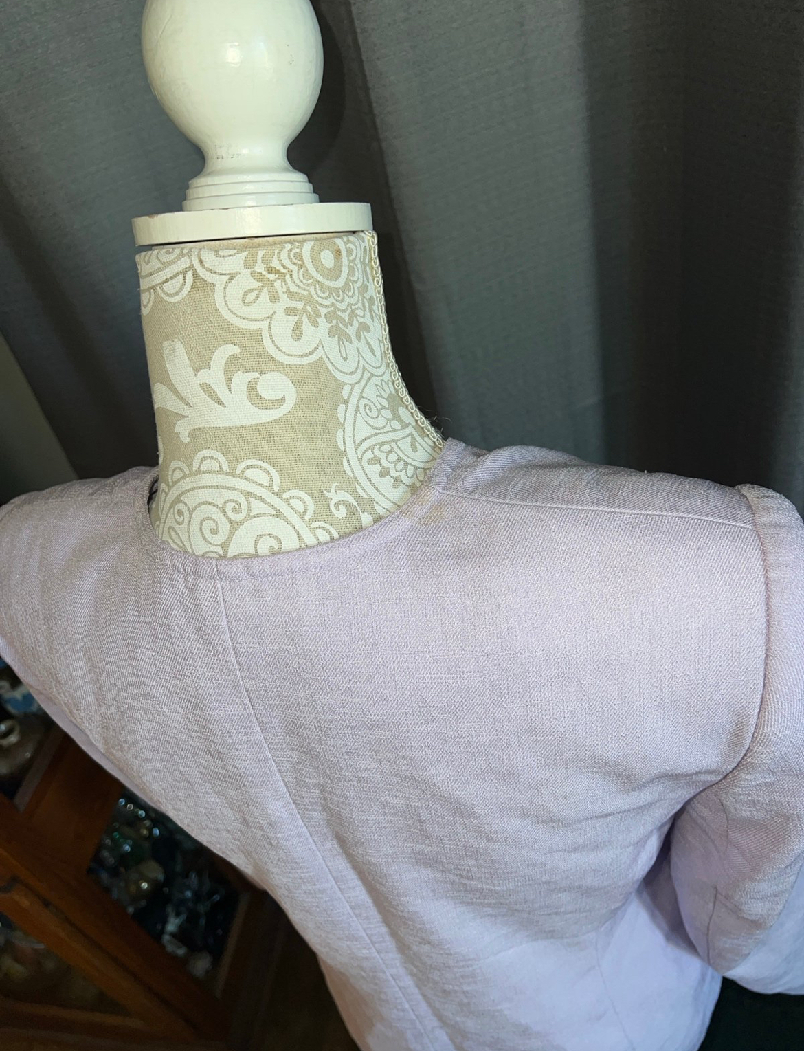 Vintage Amanda Smith Lilac Skirt Blazer Set