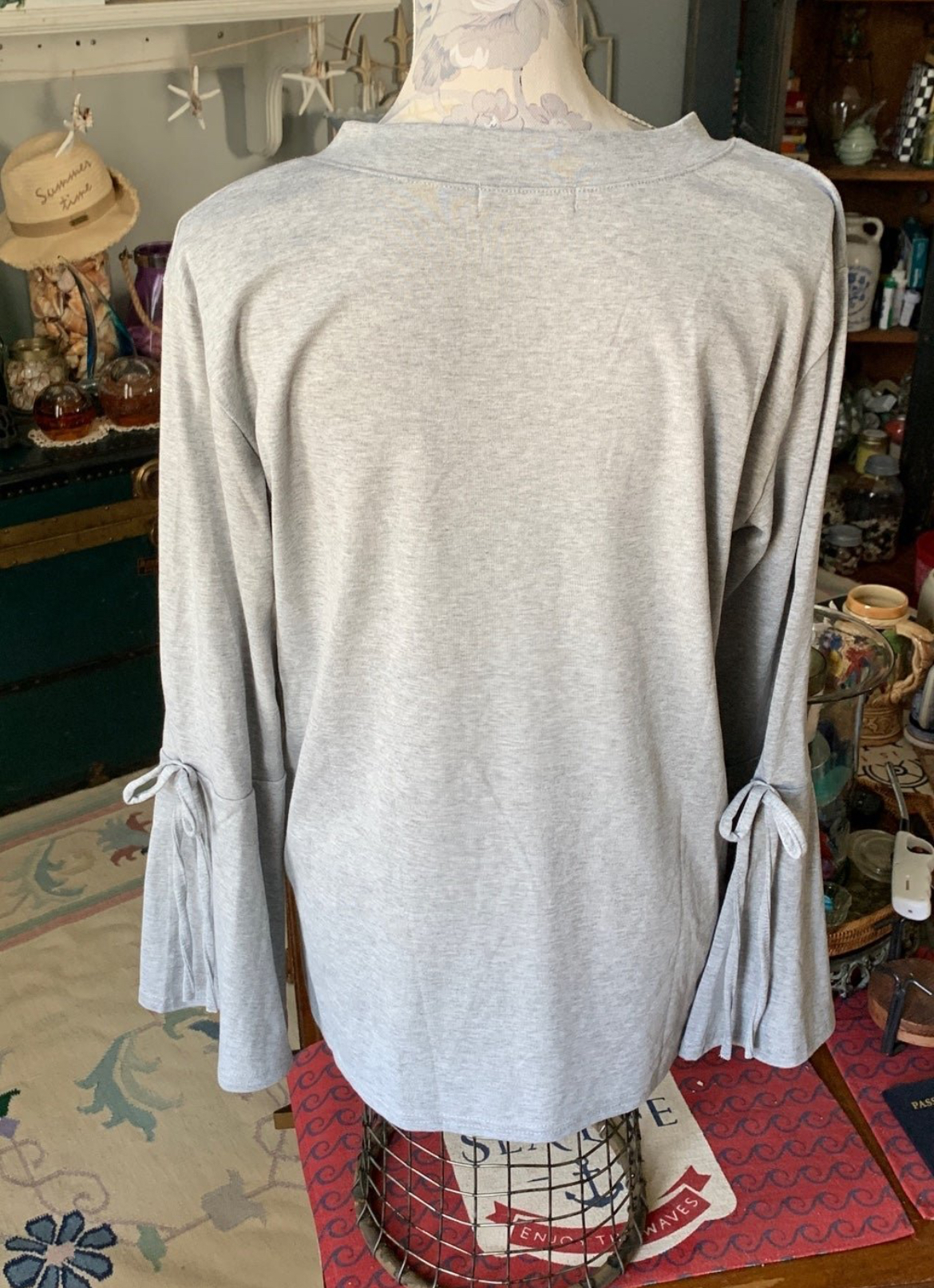 Kindness is Contagious Grey Sweatshirt NWOT