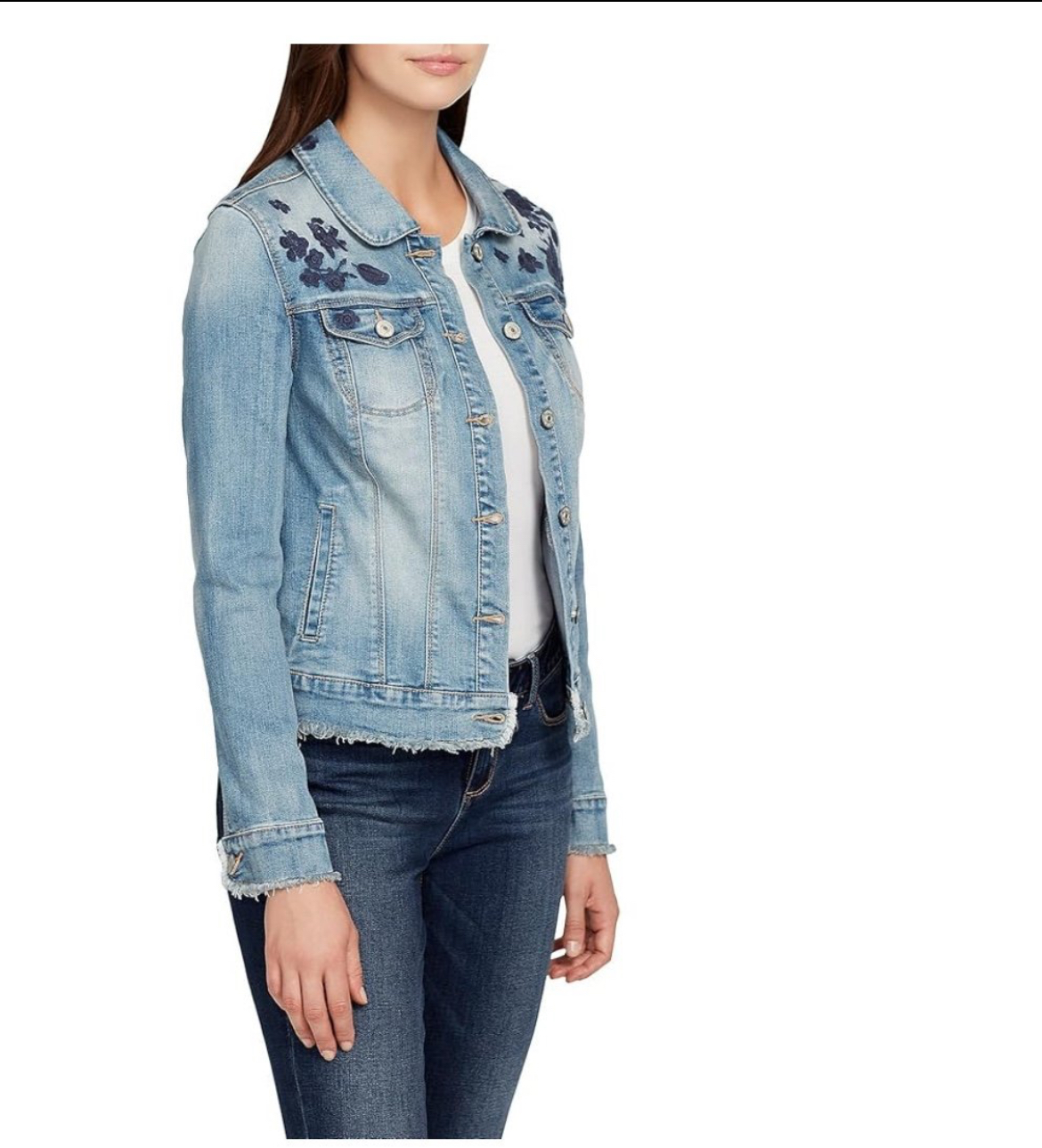 Vintage America Embroidered Denim Jacket