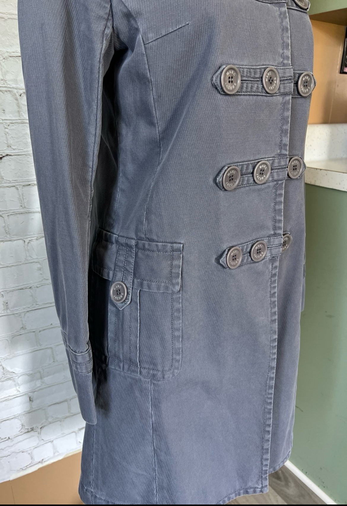 Marc Jacobs Military Style Trench Coat