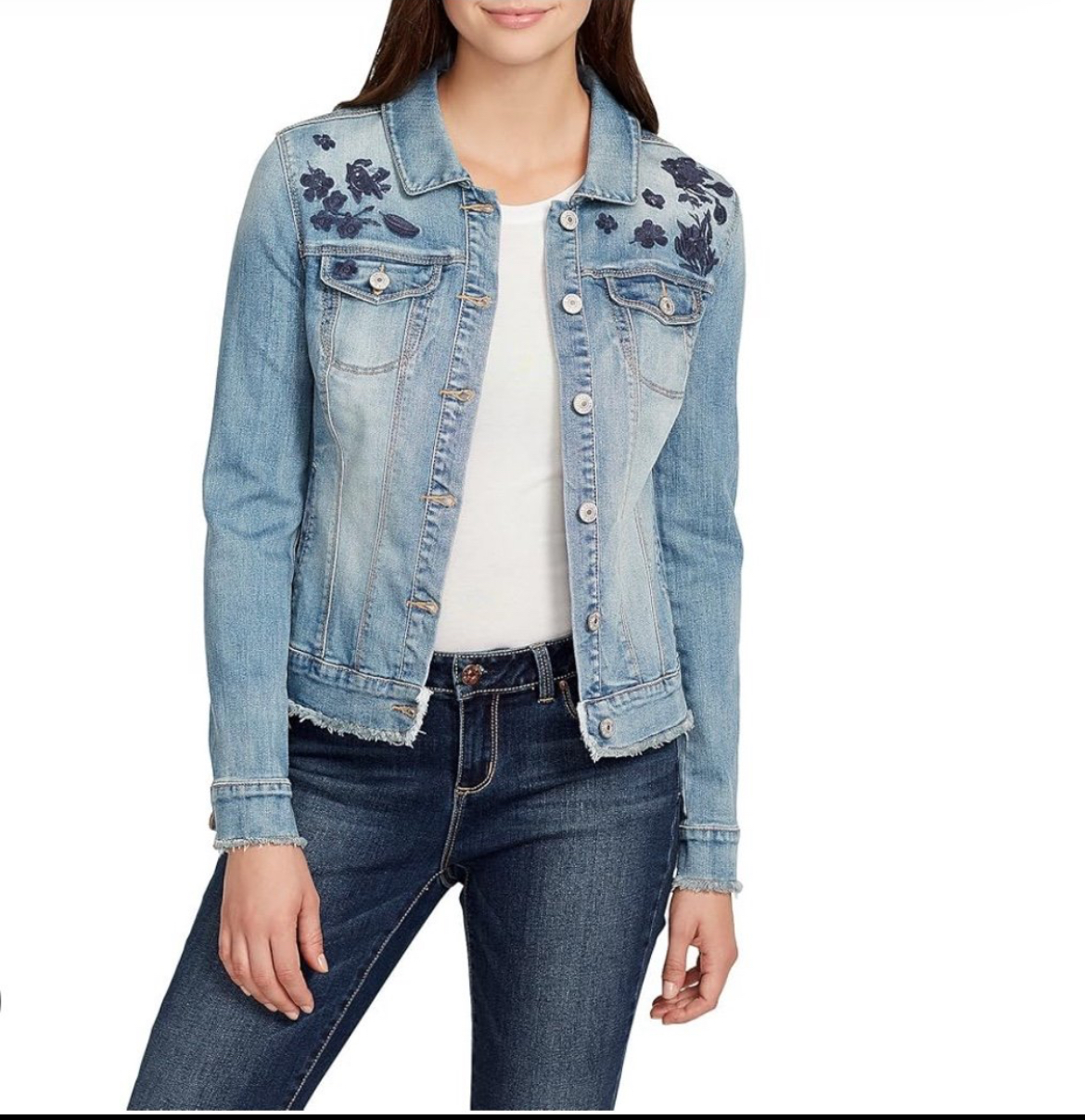 Vintage America Embroidered Denim Jacket