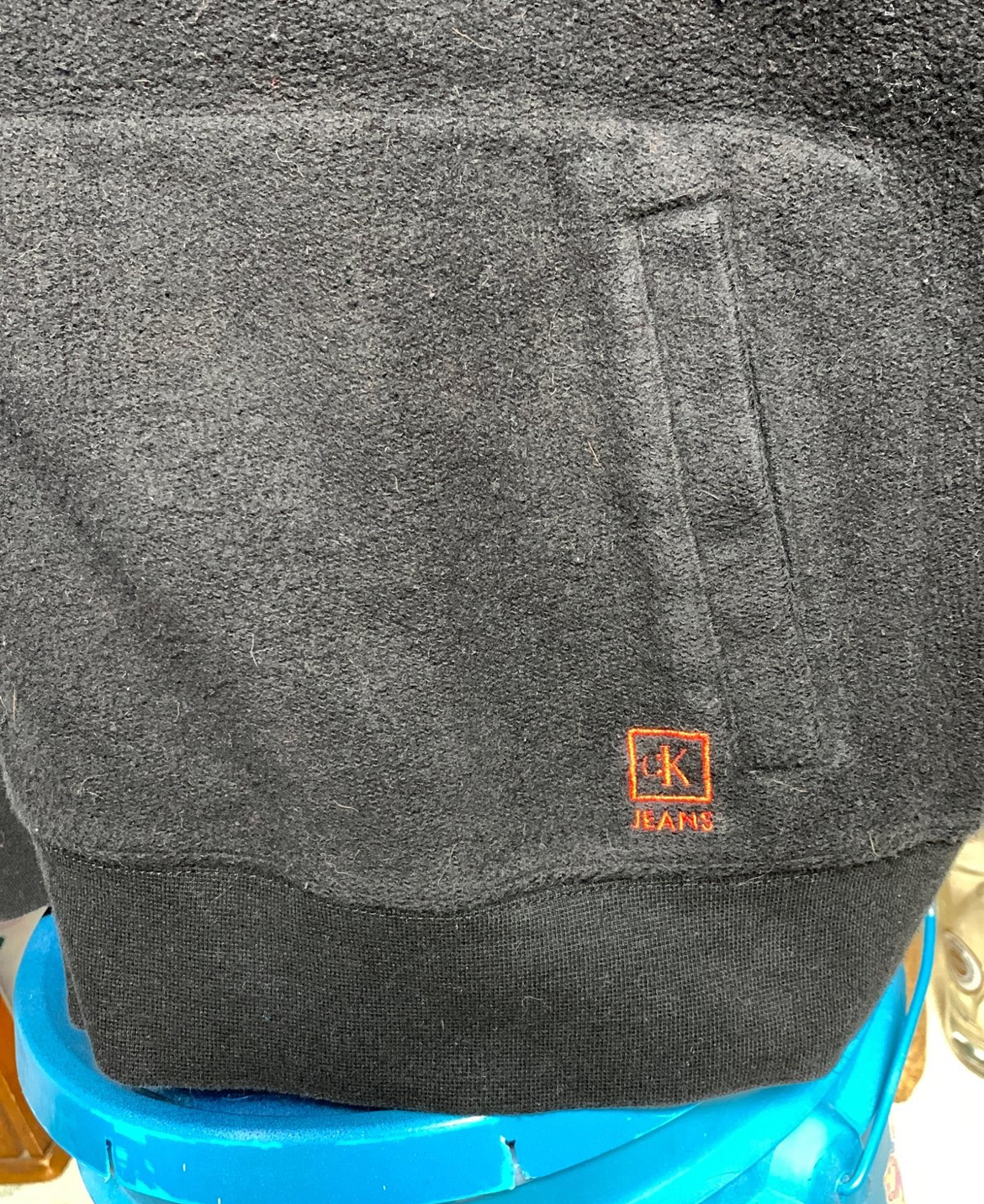 CK CALVIN KLEIN Black Fleece Vest WOMEN'S XL