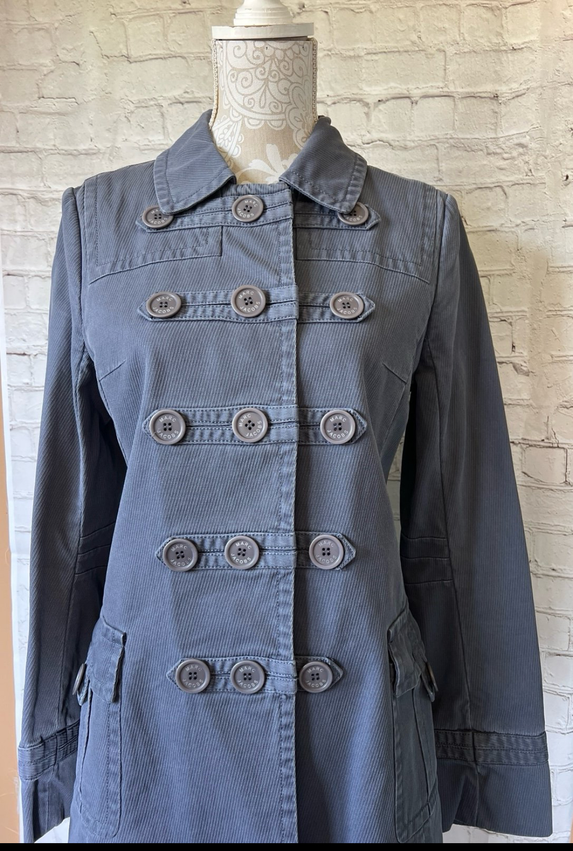 Marc Jacobs Military Style Trench Coat