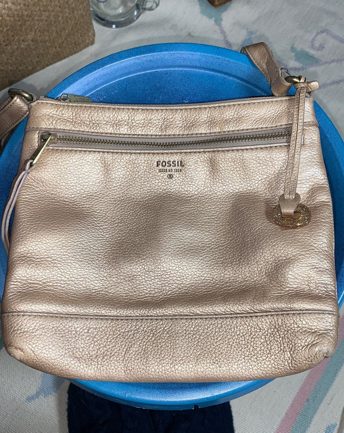 Fossil Leather Crossbody Bag