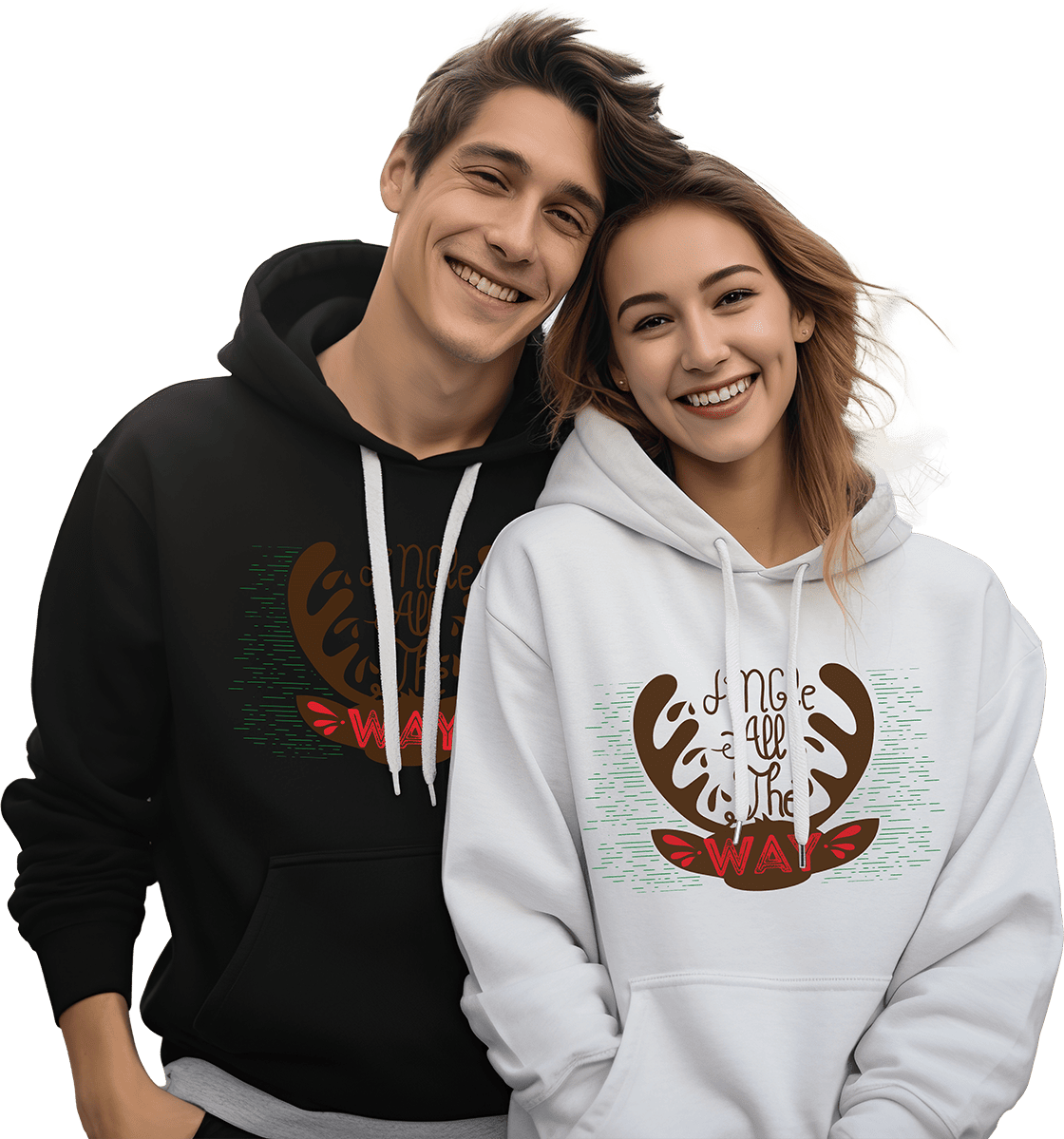 Sudadera con diseño de reno