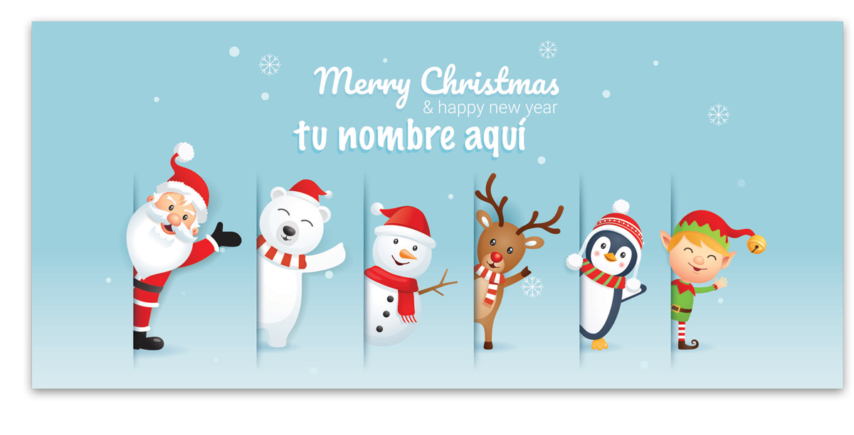 Taza navideña personalizada