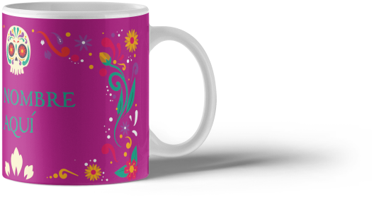 Taza personalizada Día de Muertos