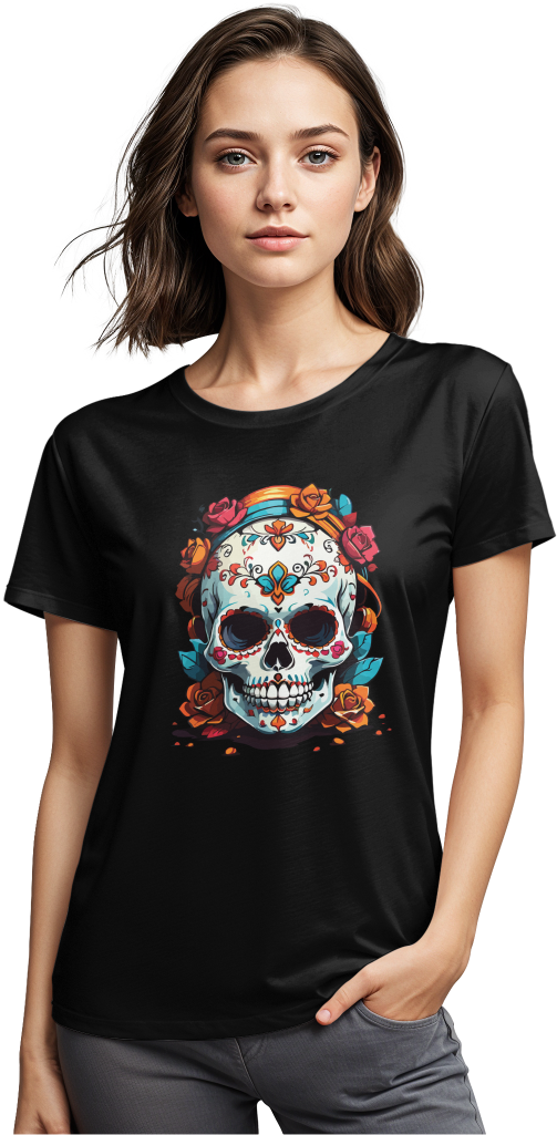 Camiseta Calavera Mexicana