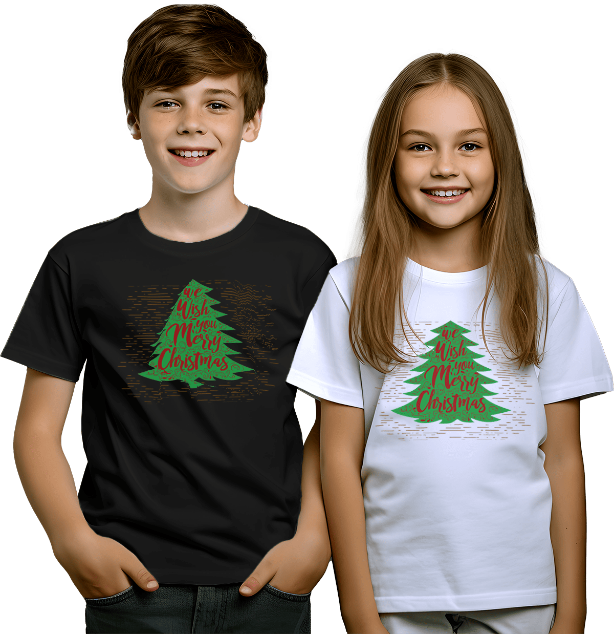 Playera navideña para niños